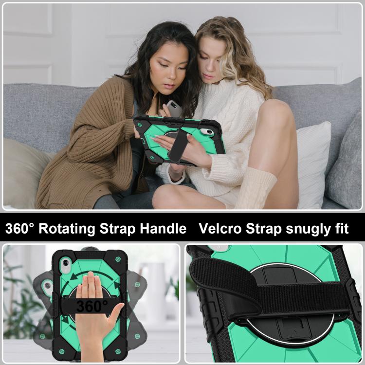 For Lenovo Ideal Tab 11 / Xiaoxin Pad 2025 Contrast Color Robot Silicone Hybrid PC Tablet Case