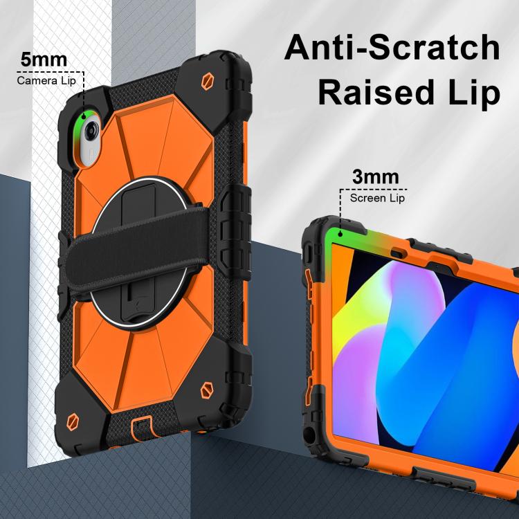 For Lenovo Ideal Tab 11 / Xiaoxin Pad 2025 Contrast Color Robot Silicone Hybrid PC Tablet Case