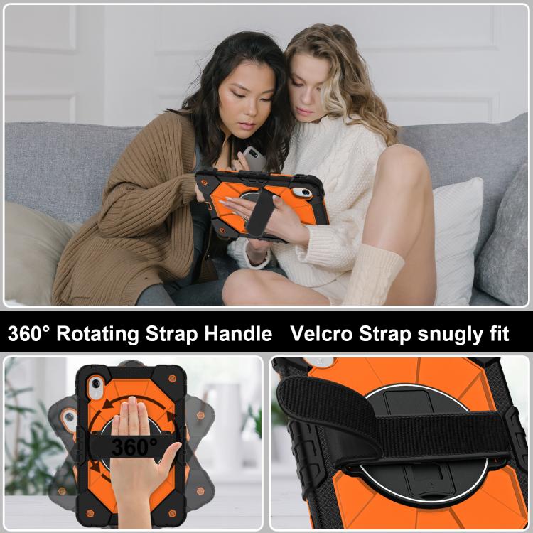 For Lenovo Ideal Tab 11 / Xiaoxin Pad 2025 Contrast Color Robot Silicone Hybrid PC Tablet Case