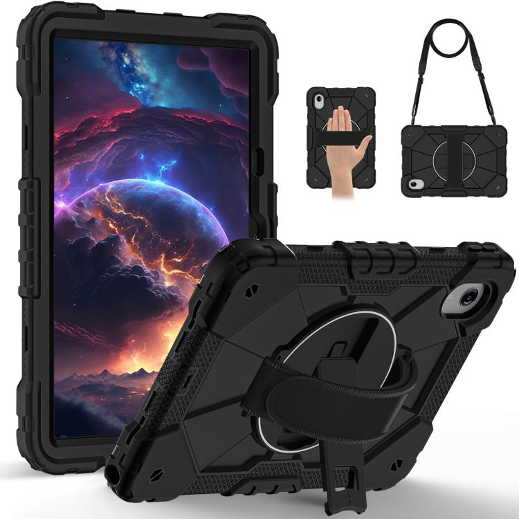 For Lenovo Ideal Tab 11 / Xiaoxin Pad 2025 Contrast Color Robot Silicone Hybrid PC Tablet Case