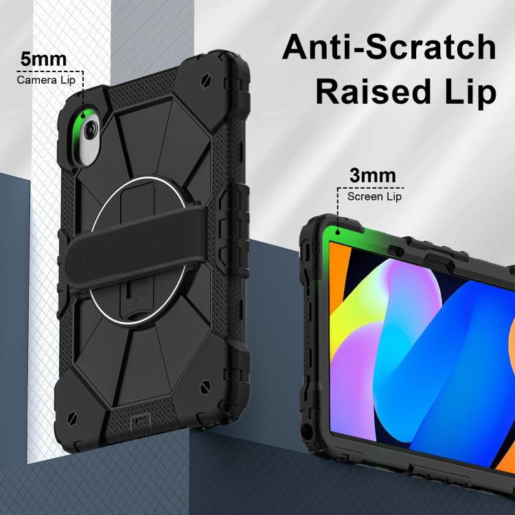 For Lenovo Ideal Tab 11 / Xiaoxin Pad 2025 Contrast Color Robot Silicone Hybrid PC Tablet Case