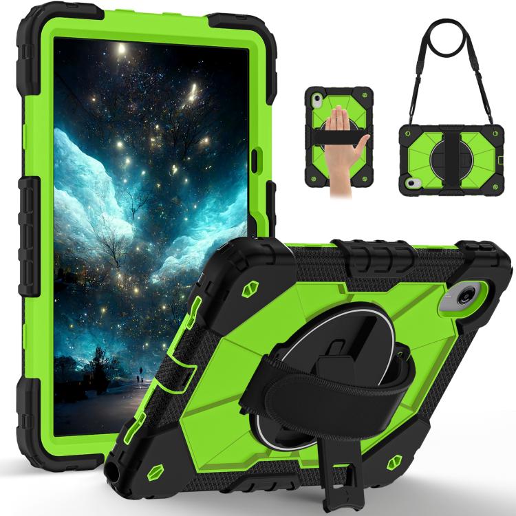 For Lenovo Ideal Tab 11 / Xiaoxin Pad 2025 Contrast Color Robot Silicone Hybrid PC Tablet Case