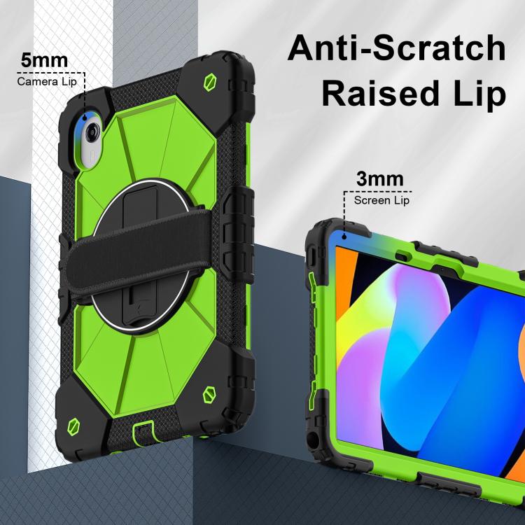 For Lenovo Ideal Tab 11 / Xiaoxin Pad 2025 Contrast Color Robot Silicone Hybrid PC Tablet Case