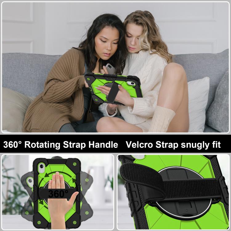 For Lenovo Ideal Tab 11 / Xiaoxin Pad 2025 Contrast Color Robot Silicone Hybrid PC Tablet Case
