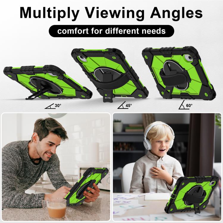 For Lenovo Ideal Tab 11 / Xiaoxin Pad 2025 Contrast Color Robot Silicone Hybrid PC Tablet Case