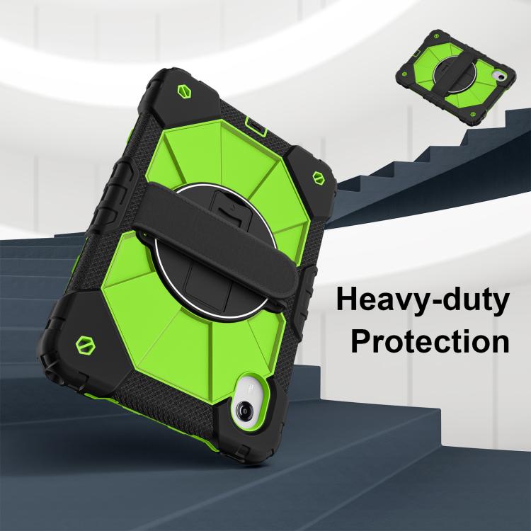 For Lenovo Ideal Tab 11 / Xiaoxin Pad 2025 Contrast Color Robot Silicone Hybrid PC Tablet Case