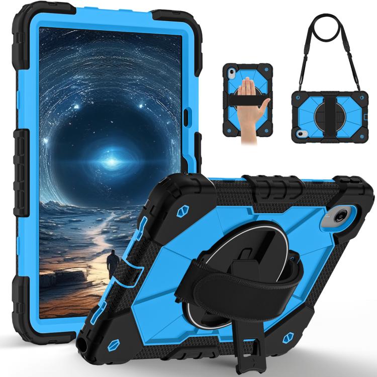 For Lenovo Ideal Tab 11 / Xiaoxin Pad 2025 Contrast Color Robot Silicone Hybrid PC Tablet Case