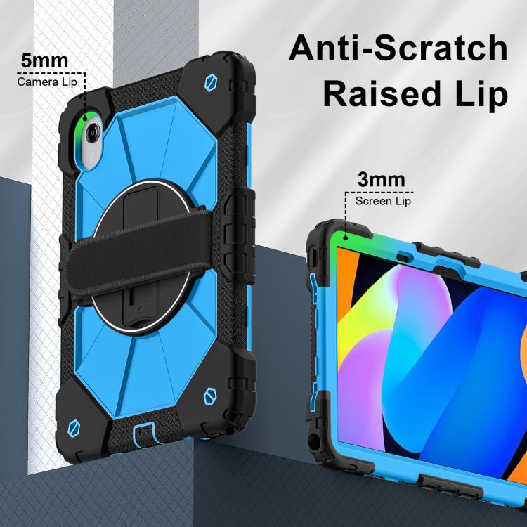 For Lenovo Ideal Tab 11 / Xiaoxin Pad 2025 Contrast Color Robot Silicone Hybrid PC Tablet Case