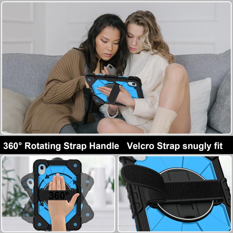 For Lenovo Ideal Tab 11 / Xiaoxin Pad 2025 Contrast Color Robot Silicone Hybrid PC Tablet Case