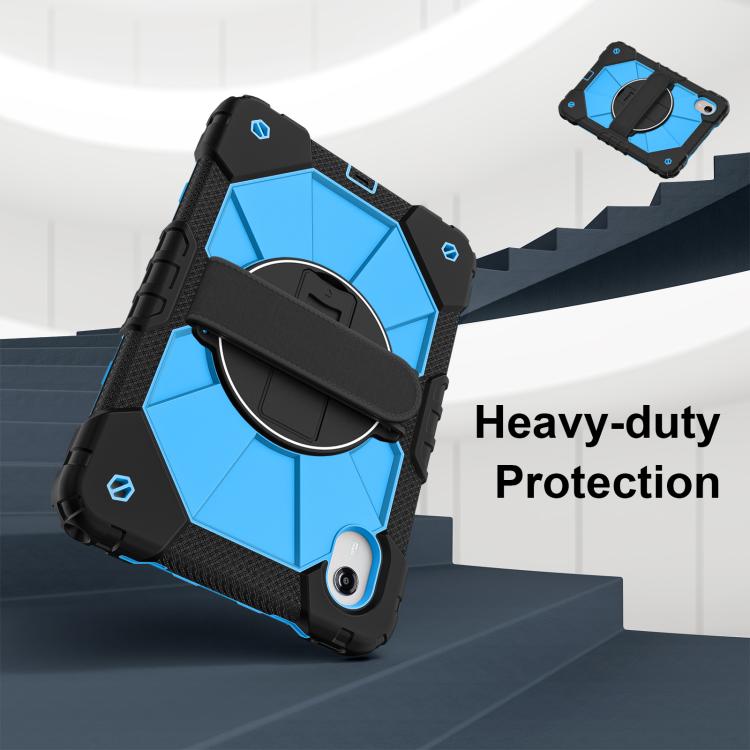 For Lenovo Ideal Tab 11 / Xiaoxin Pad 2025 Contrast Color Robot Silicone Hybrid PC Tablet Case