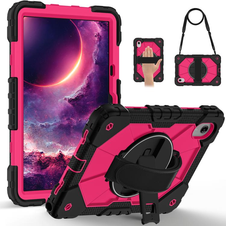 For Lenovo Ideal Tab 11 / Xiaoxin Pad 2025 Contrast Color Robot Silicone Hybrid PC Tablet Case