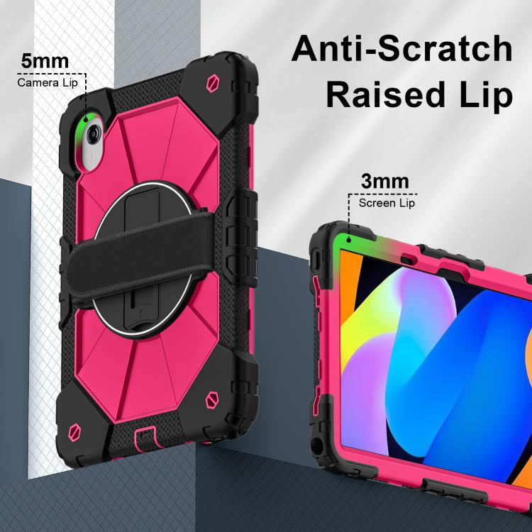 For Lenovo Ideal Tab 11 / Xiaoxin Pad 2025 Contrast Color Robot Silicone Hybrid PC Tablet Case