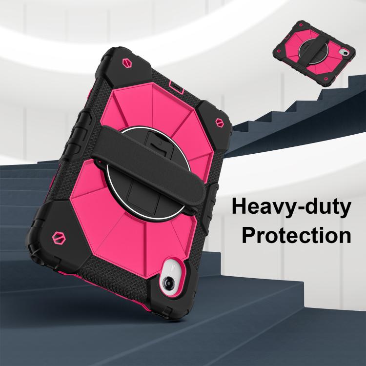For Lenovo Ideal Tab 11 / Xiaoxin Pad 2025 Contrast Color Robot Silicone Hybrid PC Tablet Case