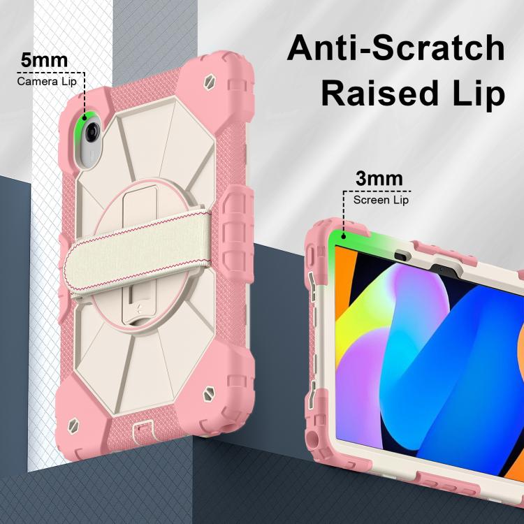 For Lenovo Ideal Tab 11 / Xiaoxin Pad 2025 Contrast Color Robot Silicone Hybrid PC Tablet Case