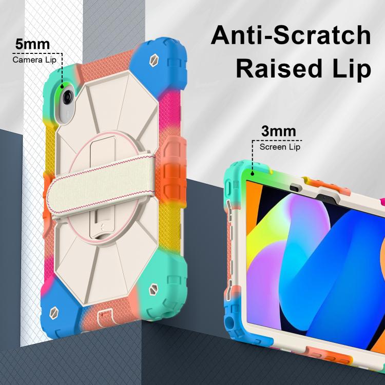 For Lenovo Ideal Tab 11 / Xiaoxin Pad 2025 Contrast Color Robot Silicone Hybrid PC Tablet Case
