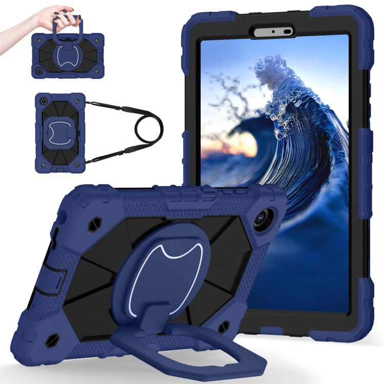 For Lenovo Tab K9 / Tab One TB-305FU Contrast Color Robot Silicone Hybrid PC Tablet Case