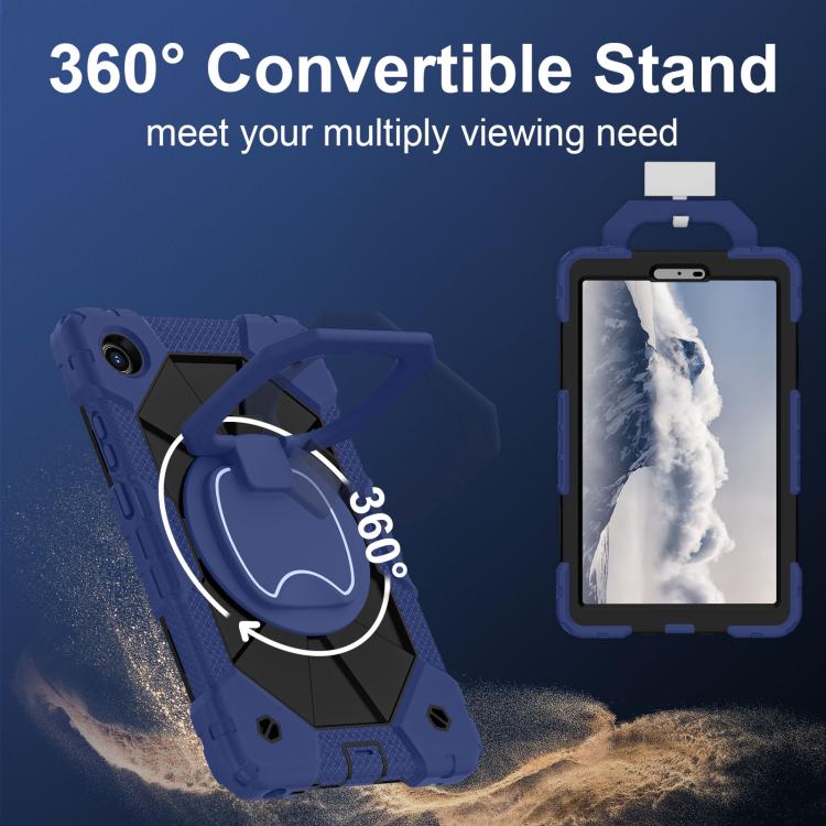 For Lenovo Tab K9 / Tab One TB-305FU Contrast Color Robot Silicone Hybrid PC Tablet Case