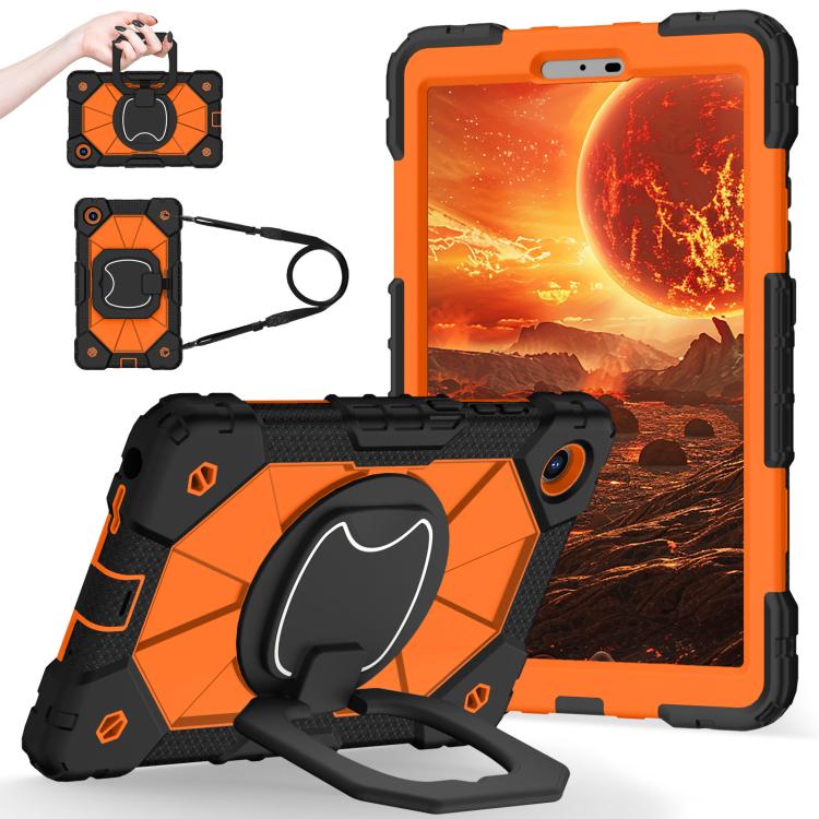 For Lenovo Tab K9 / Tab One TB-305FU Contrast Color Robot Silicone Hybrid PC Tablet Case