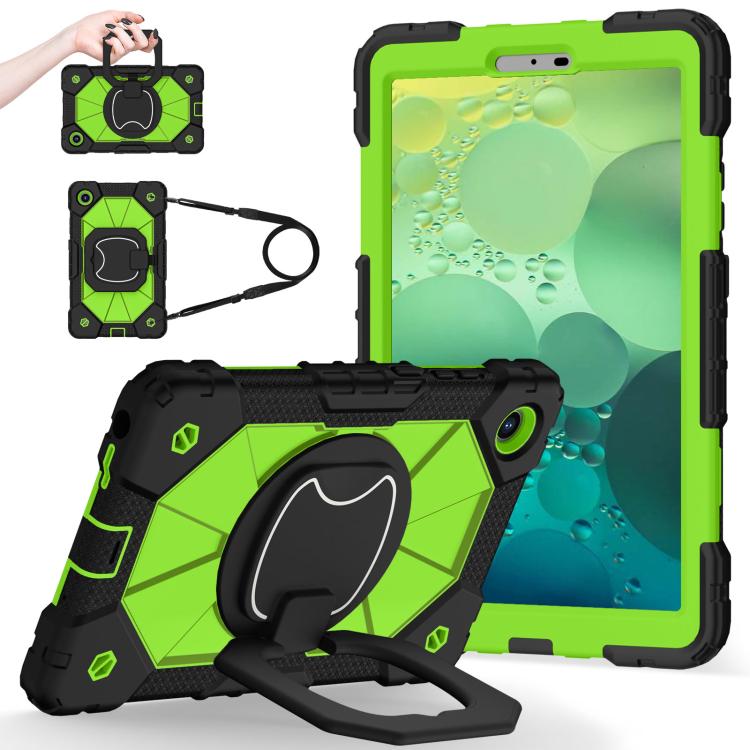 For Lenovo Tab K9 / Tab One TB-305FU Contrast Color Robot Silicone Hybrid PC Tablet Case