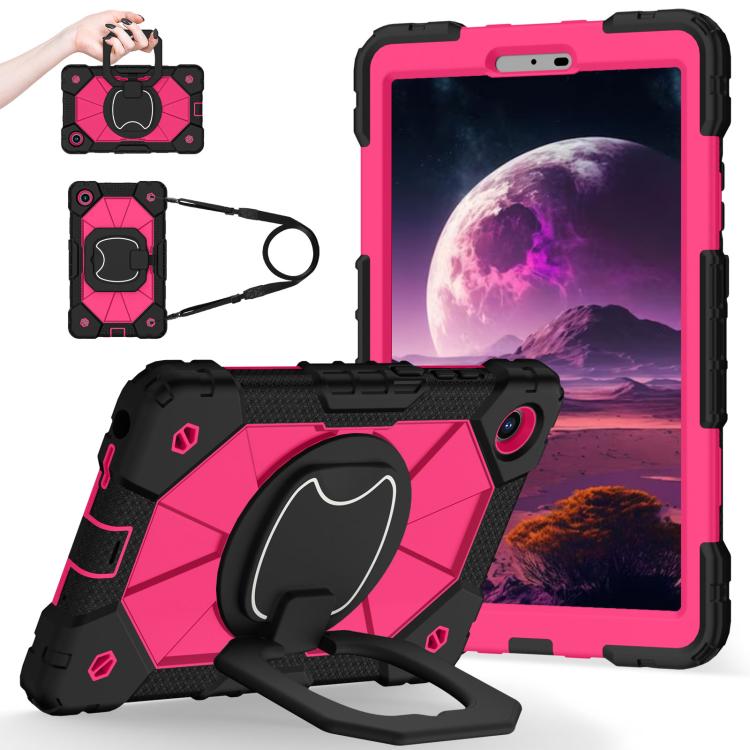 For Lenovo Tab K9 / Tab One TB-305FU Contrast Color Robot Silicone Hybrid PC Tablet Case