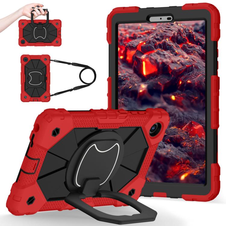 For Lenovo Tab K9 / Tab One TB-305FU Contrast Color Robot Silicone Hybrid PC Tablet Case