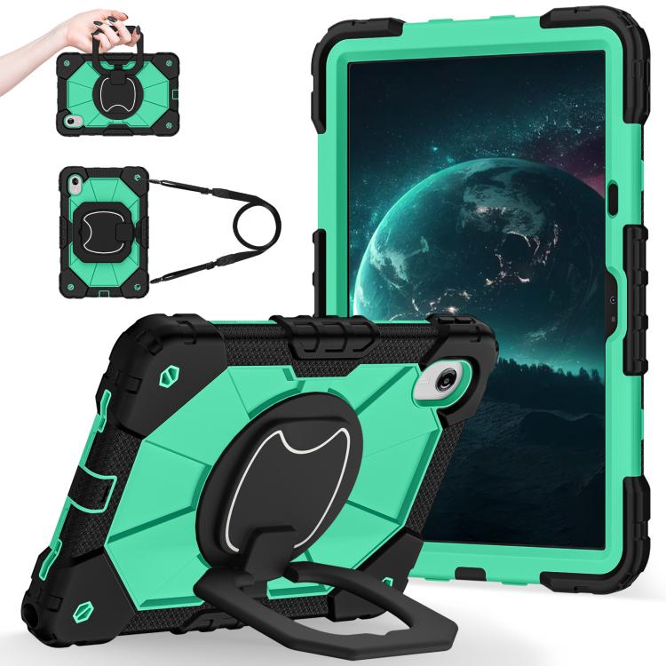 For Lenovo Ideal Tab 11 / Xiaoxin Pad 2025 Contrast Color Robot Silicone Hybrid PC Tablet Case