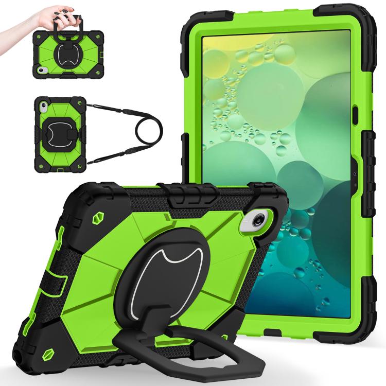 For Lenovo Ideal Tab 11 / Xiaoxin Pad 2025 Contrast Color Robot Silicone Hybrid PC Tablet Case
