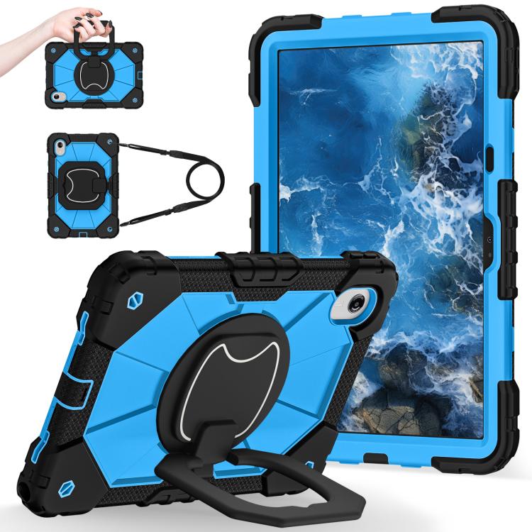 For Lenovo Ideal Tab 11 / Xiaoxin Pad 2025 Contrast Color Robot Silicone Hybrid PC Tablet Case