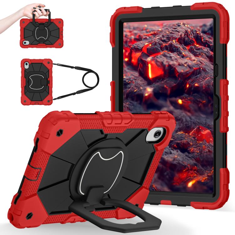 For Lenovo Ideal Tab 11 / Xiaoxin Pad 2025 Contrast Color Robot Silicone Hybrid PC Tablet Case