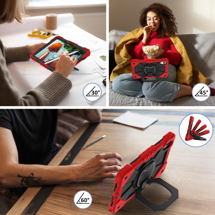 For Lenovo Ideal Tab 11 / Xiaoxin Pad 2025 Contrast Color Robot Silicone Hybrid PC Tablet Case