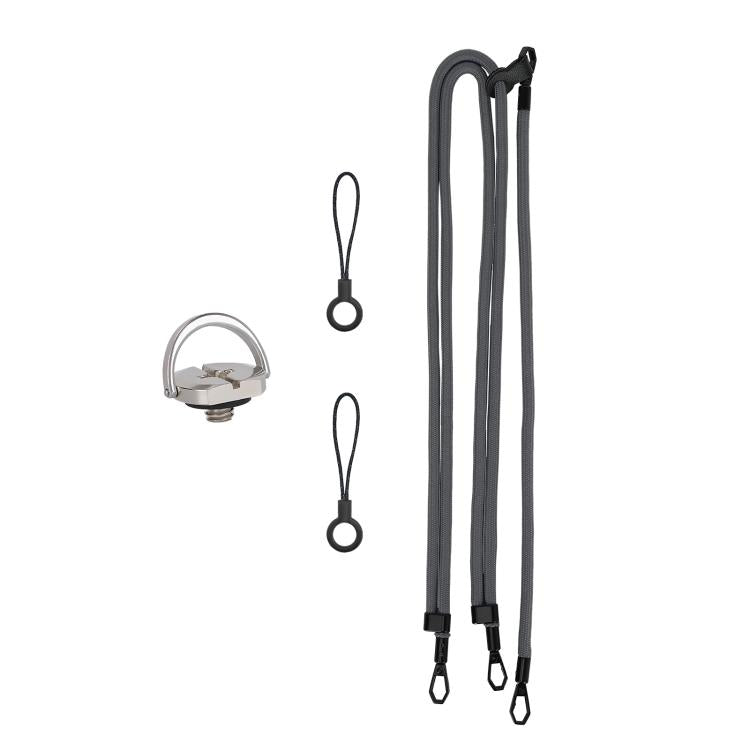 For DJI OSMO Pocket 3 Sunnylife Neck Crossbody Strap Hanging Sling Hands-free Anti-fall Rope 1/4 Screw Neck Lanyard Shoulder Strap