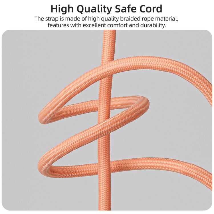 For DJI OSMO Pocket 3 Sunnylife Neck Crossbody Strap Hanging Sling Hands-free Anti-fall Rope 1/4 Screw Neck Lanyard Shoulder Strap
