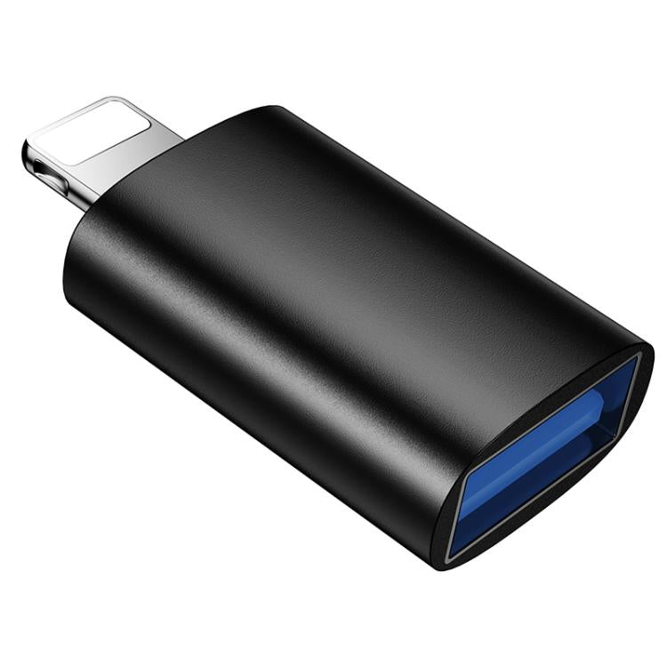 Borofone BV26 8 Pin Male to USB 2.0 Female OTG Adapter - Black