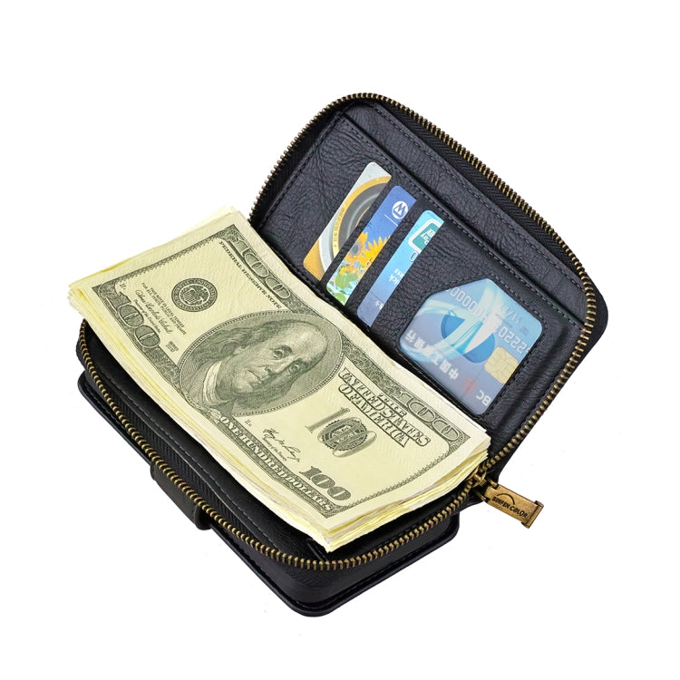 For iPhone 12 mini Detachable Multifunctional Horizontal Flip Leather Case with Card Slots & Zipper Wallet & Photo Frame