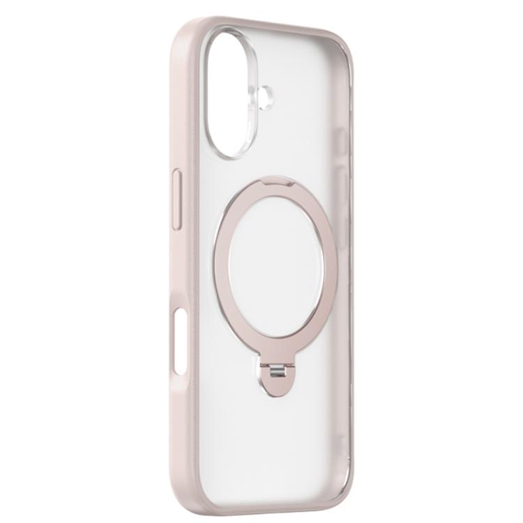 For iPhone 17 ZGA 360 Pivot Holder Magsafe PC Hybrid TPU Phone Case