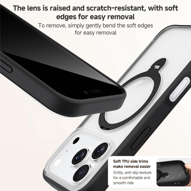 For iPhone Air ZGA 360 Pivot Holder Magsafe PC Hybrid TPU Phone Case