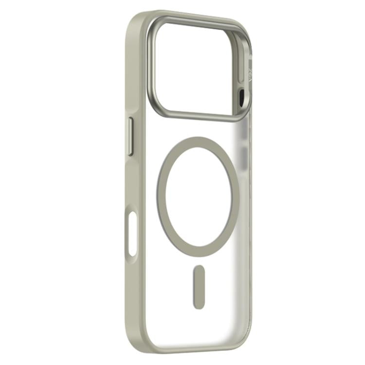 For iPhone 17 Pro ZGA Matte Clear Magsafe PC Hybrid TPU Phone Case