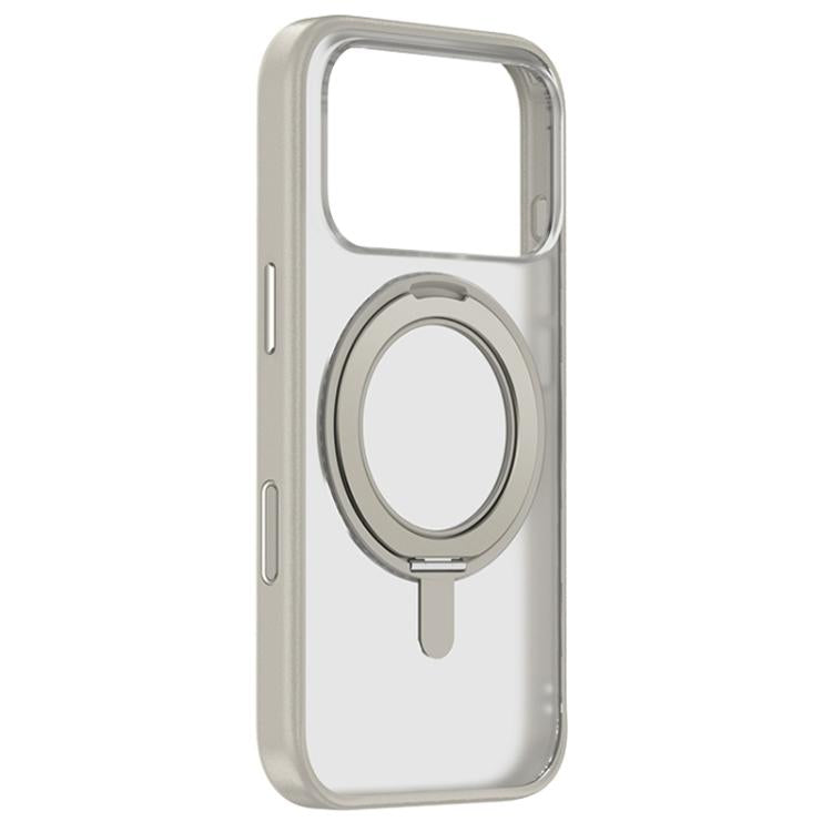 For iPhone 17 Pro Max ZGA Feitian 360 Rotation Holder Magsafe PC Hybrid TPU Phone Case
