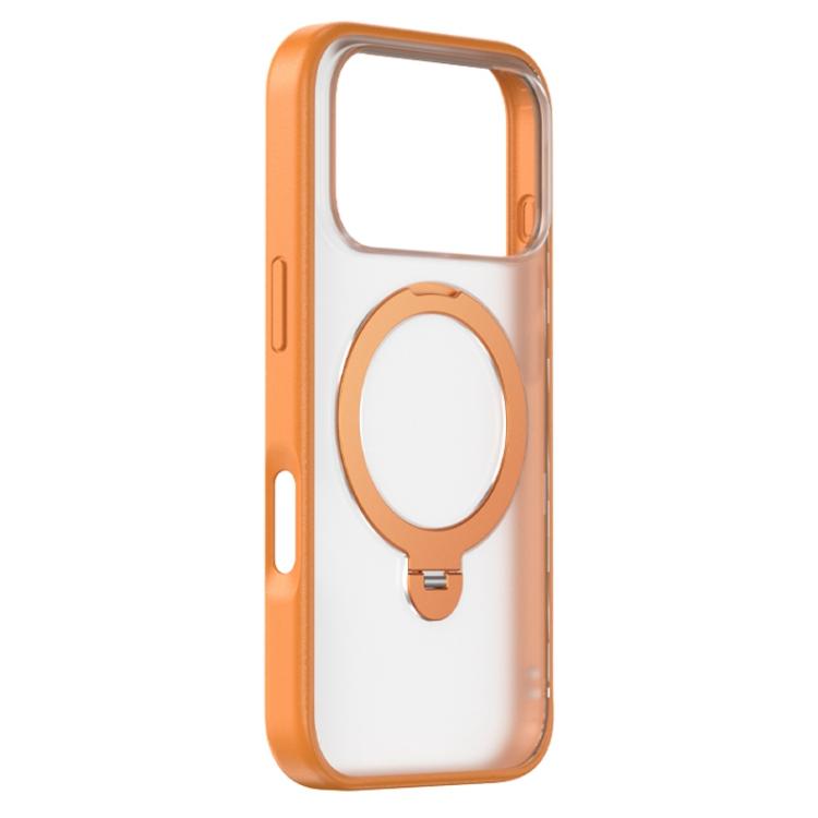 For iPhone 17 Pro Max ZGA 360 Pivot Holder Magsafe PC Hybrid TPU Phone Case
