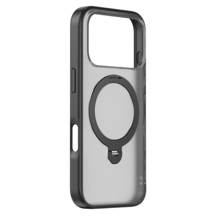 For iPhone 17 Pro Max ZGA 360 Pivot Holder Magsafe PC Hybrid TPU Phone Case