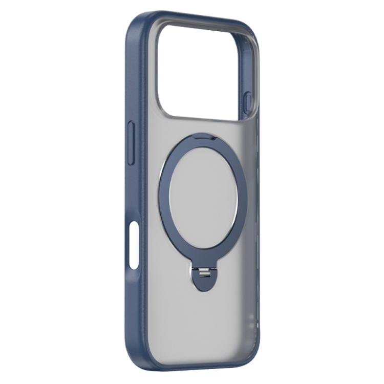 For iPhone 17 Pro Max ZGA 360 Pivot Holder Magsafe PC Hybrid TPU Phone Case