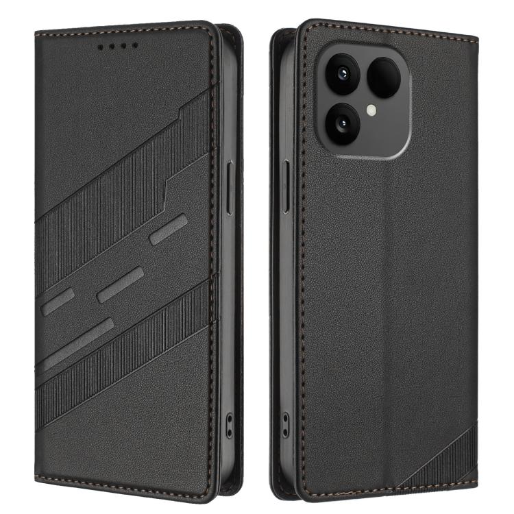 For Fairphone 6 Embossed Multi-functional Wallet Retro Leather Phone Case