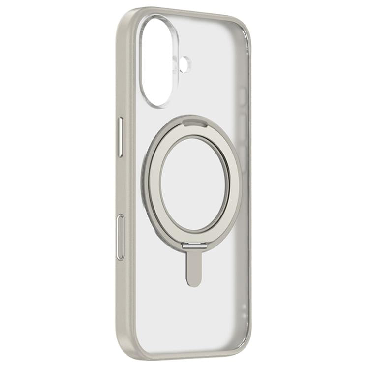 For iPhone 17 ZGA Feitian 360 Rotation Holder Magsafe PC Hybrid TPU Phone Case
