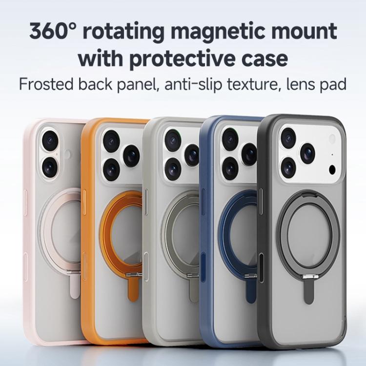 For iPhone Air ZGA Feitian 360 Rotation Holder Magsafe PC Hybrid TPU Phone Case