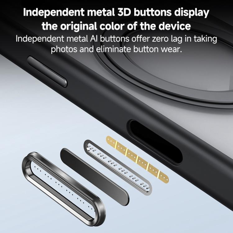 For iPhone 17 ZGA Feitian 360 Rotation Holder Magsafe PC Hybrid TPU Phone Case
