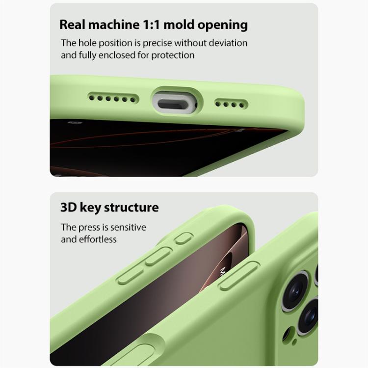 For iPhone 16 Pro Max Change to 17 Pro Series Liquid Silicone Phone Case