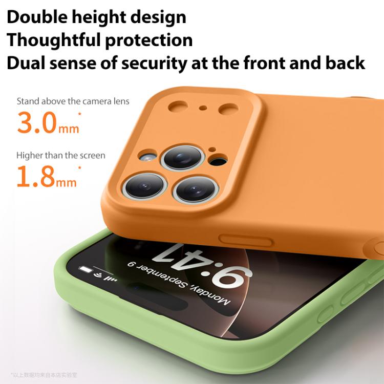 For iPhone 16 Pro Max Change to 17 Pro Series Liquid Silicone Phone Case