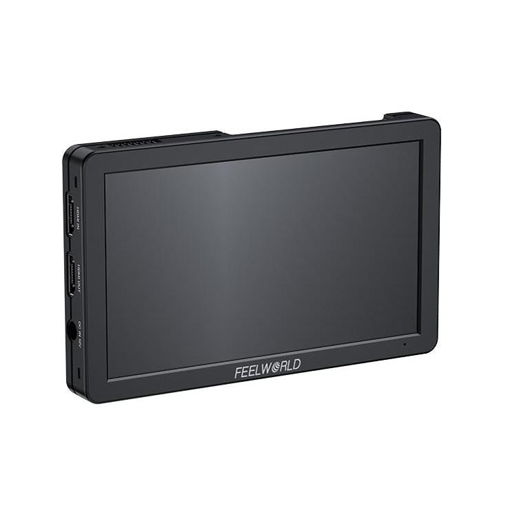 FEELWORLD T6 6 inch Camera Field Video Monitor Aluminium Housing 4K HDMI-compatible 1920x1080 IPS - Black