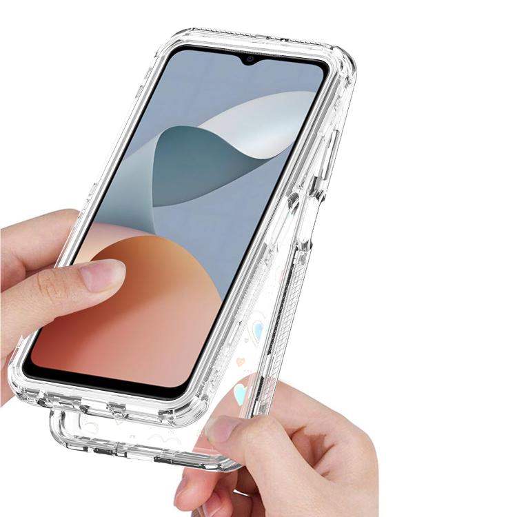 For ZTE Blade A54 Transparent Acrylic Laser Paper Phone Case