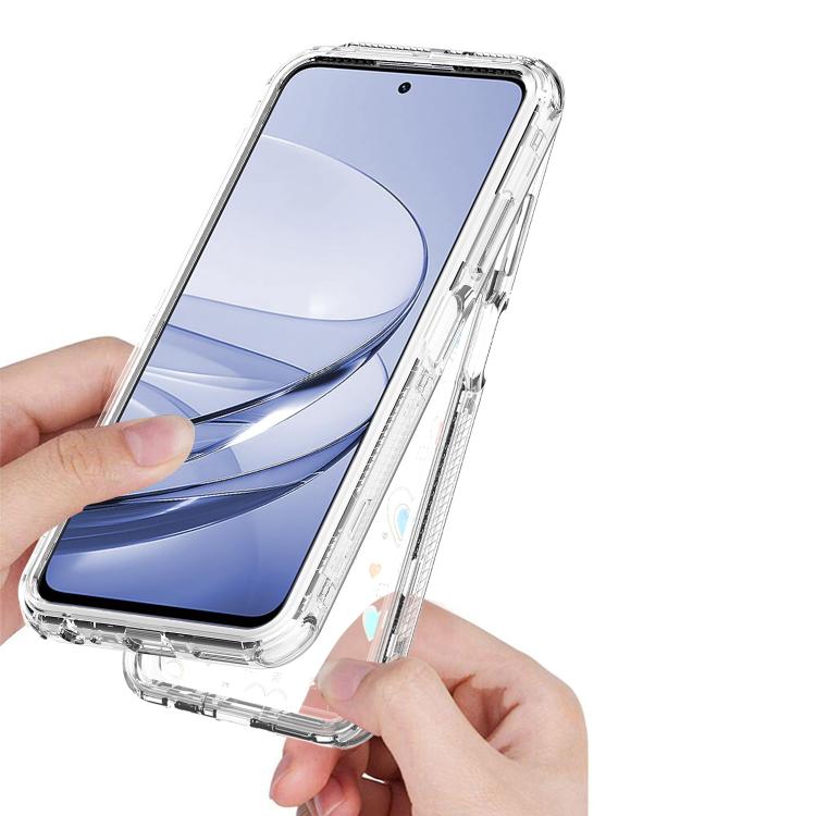 For ZTE Axon 60 Lite Transparent Acrylic Laser Paper Phone Case